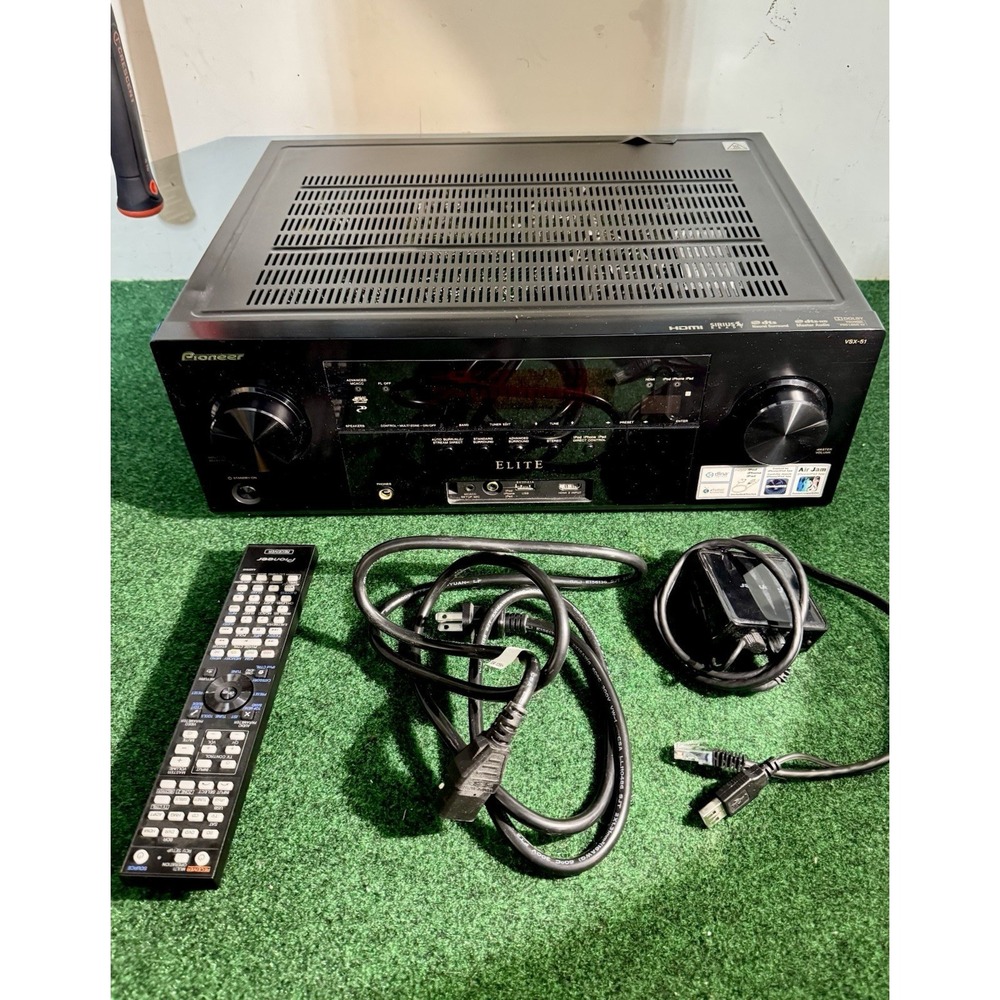 Pioneer Elite VSX-51 Home Theater HDMI 7.1Ch.Receiver w/Remote Control Bundle
